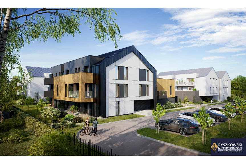 Zamość, Apartament 43 m2, 1 piętro z oddzielną sypialnią